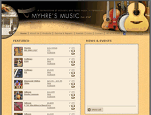 Tablet Screenshot of myhresmusic.com